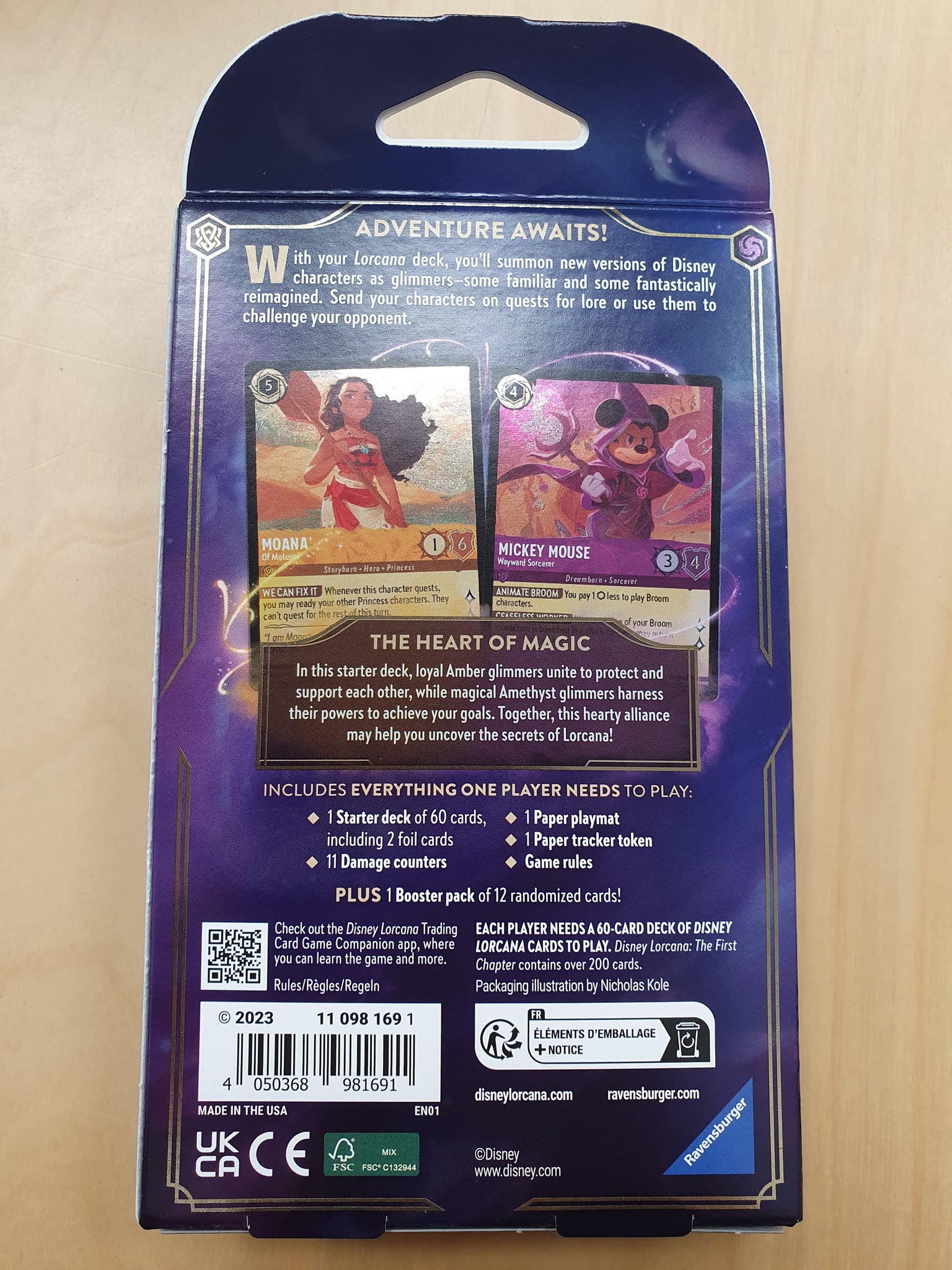 Disney Lorcana TCG: The First Chapter Starter Deck - The Heart Of Magi Travelling Man UK Disney Lorcana TCG: The First Chapter Starter Deck - The Heart Of Magi Travelling Man UK