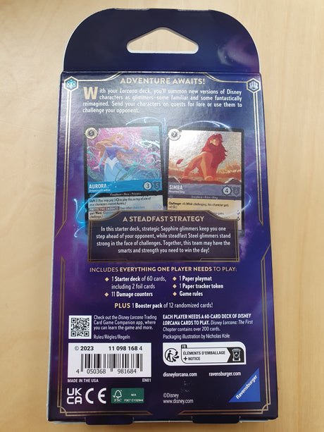 Disney Lorcana TCG: The First Chapter Starter Deck - A Steadfast Strategy