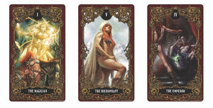 Rotes Sonja-Tarotdeck