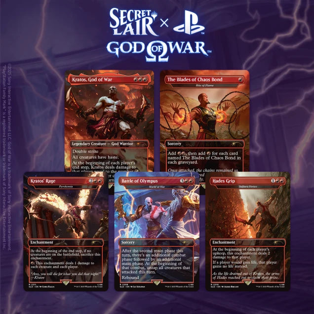 Magic The Gathering: Secret Lair x Playstation God of War: Greek