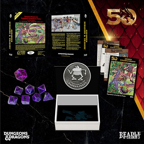 Beadle & Grimms Dungeons & Dragons Classic Module Journey to the Barrier Peak Dice Set