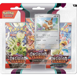 Pokemon TCG Scarlet & Violet 3 Obsidian Flames 3-Pack