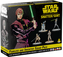 Charger l'image dans la visionneuse de galerie, Star Wars Shatterpoint Fearless and Inventive (Jedi Luke Skywalker) Squad Pack