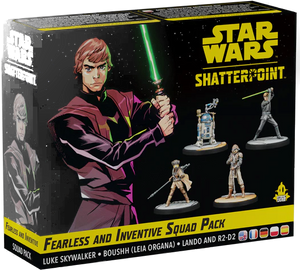 Star Wars Shatterpoint Pack d'escouade intrépide et inventive (Jedi Luke Skywalker)