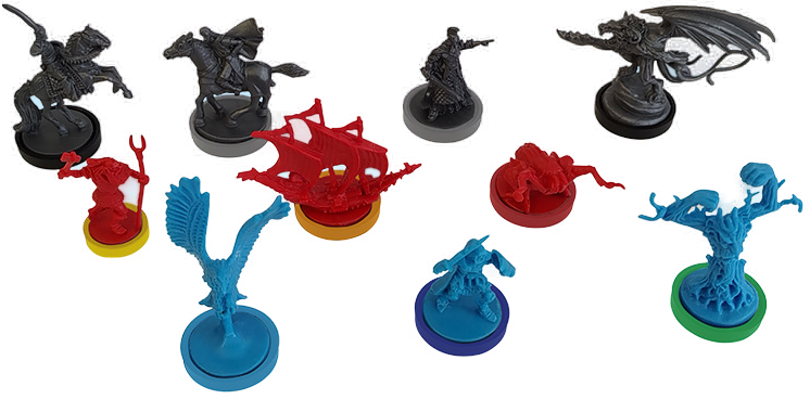 War of the Ring Coloured Plastic Rings Expansions Set