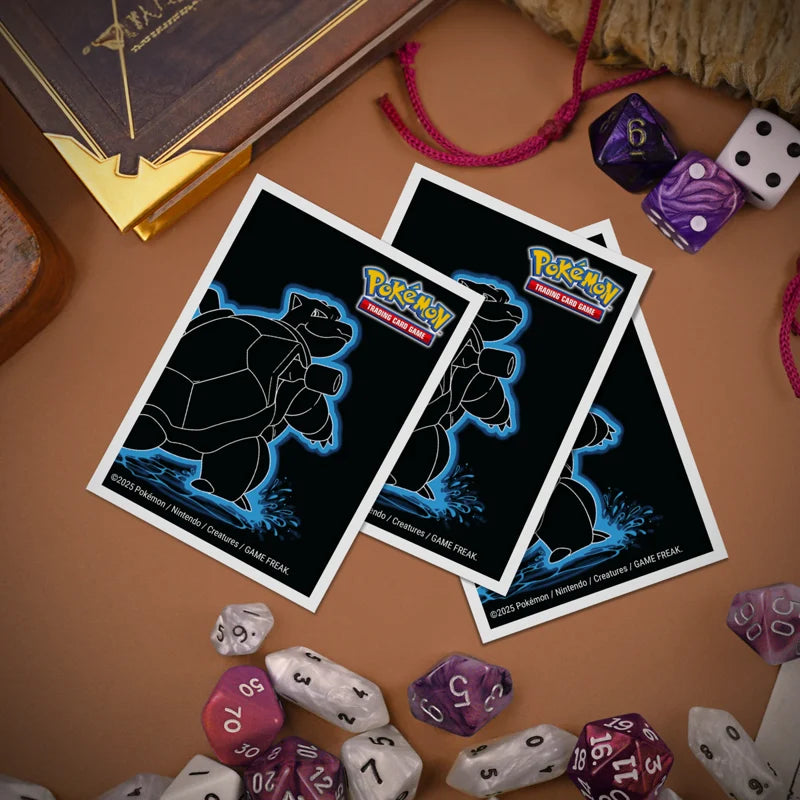 Ultra Pro: Pokemon Neon Kanto Apex Deck Protector Sleeves - Blastoise (105 ct)