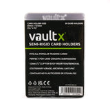VaultX Semi-Rigid Card Holders 50 Pack