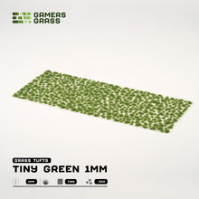 Load image into Gallery viewer, Gamers Grass Tiny Tufts - Green 1mm