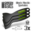 Green Stuff World Black Plastic Spatulas