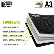 Load image into Gallery viewer, Green Stuff World Black Cutting Mat A3