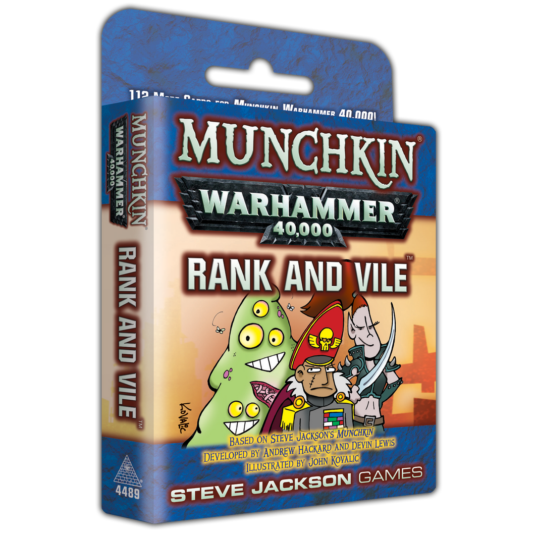 Munchkin Warhammer 40000 Rank And Vile Expansion