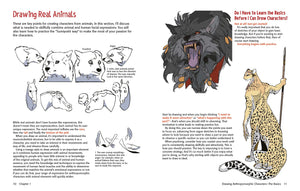 En guide til å tegne Manga Fantasy Furries: og andre antropomorfe skapninger