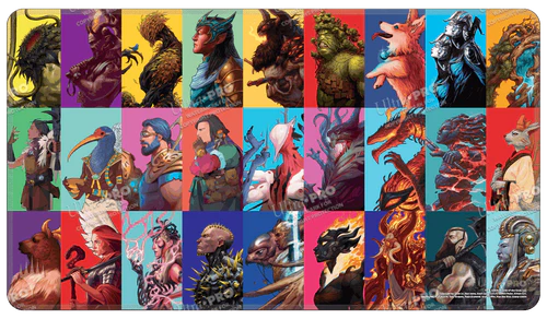 Magic: The Gathering Modern Horizons 3 Stitched Playmat - Pop Art Medley