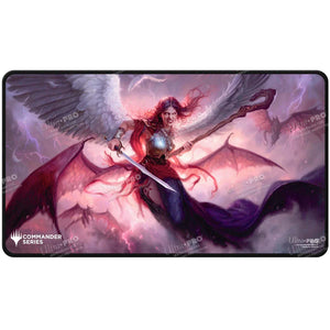 Magic: The Gathering Commander Series 5 Kaalia Black Stitched Playmat