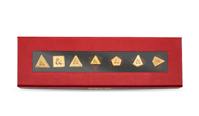 D&D Heavy Metal 50th Anniversary 7 RPG Dice Set