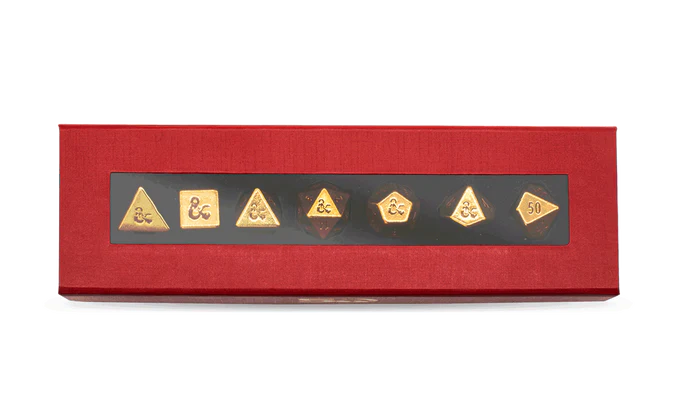 D&D Heavy Metal 50th Anniversary 7 RPG Dice Set