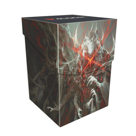 MTG Duskmourn 100+ Deck Box featuring Valgavoth, Harrower of Souls (Commander)