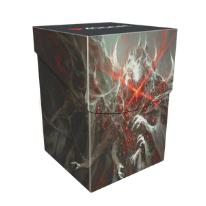 MTG Duskmourn 100+ Deck Box featuring Valgavoth, Harrower of Souls (Commander)