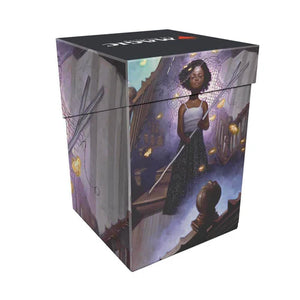 MTG Duskmourn 100+ Deck Box featuring Aminatou, Veil Piercer (Commander)