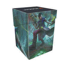 Load image into Gallery viewer, MTG Duskmourn 100+ Deck Box featuring Winter, Cynical Opportunist (Commander)