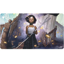 Load image into Gallery viewer, Magic: The Gathering Duskmourn Standard Playmat - Aminatou, Veil Piercer (Commander)