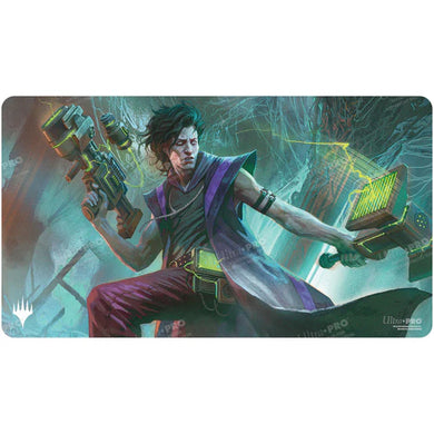 Magic: The Gathering Duskmourn Standard Playmat - Winter, Cynical Opportunist (Commander)
