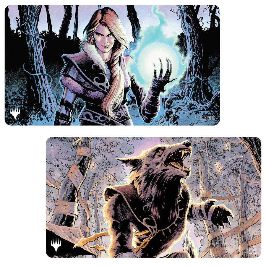 Magic: The Gathering Innistrad Remastered Arlinn Kord / Arlinn, Embraced by the Moon Double Sided Playmat (Copy)