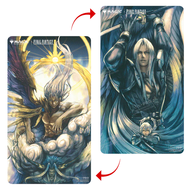 Magic: The Gathering Final Fantasy - Ultra PRO Sepiroth Fabled SOLDIER / One-Winged Angel Double Sided Playmat