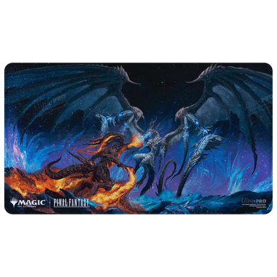 Magic: The Gathering Final Fantasy - Ultra PRO Bahamut and Ifrit Holofoil Playmat