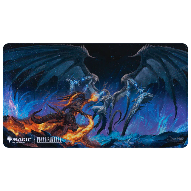 Magic: The Gathering Final Fantasy - Ultra PRO Bahamut and Ifrit Holofoil Playmat