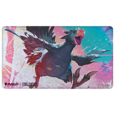 Magic: The Gathering Final Fantasy - Ultra PRO Traveling Chocobo (Black) Holofoil Playmat