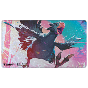 Magic: The Gathering Final Fantasy - Ultra PRO Traveling Chocobo (Black) Holofoil Playmat