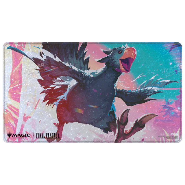 Magic: The Gathering Final Fantasy - Ultra PRO Traveling Chocobo (Black) Holofoil Playmat