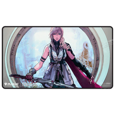 Magic: The Gathering Final Fantasy - Ultra PRO Lightning, Army of One Black Stitched Playmat