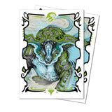 Magic The Gathering Tarkir: Dragonstorm 105ct Apex Deck Protectors Temur