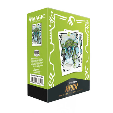 Magic The Gathering Tarkir: Dragonstorm 105ct Apex Deck Protectors Temur