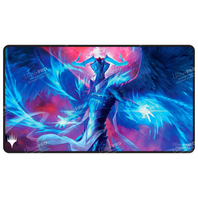 Magic The Gathering Tarkir: Dragonstorm Black Stitched Playmat Ugin