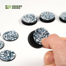 Load image into Gallery viewer, Gamers Grass Battle Ready Toppers - Frost Lake 32mm Round