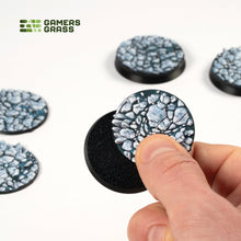 Load image into Gallery viewer, Gamers Grass Battle Ready Toppers - Frost Lake 40mm Round