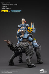 JOYTOY Warhammer 40k Action Figure Space Wolves Thunderwolf Cavalry Frode