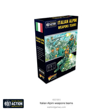 Load image into Gallery viewer, Bolt Action Italian Alpini Weapons Teams