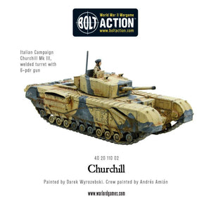 Bolt action Churchill infanteri tank