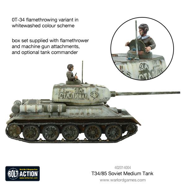 Bolt Action T-34/85 Medium Tank