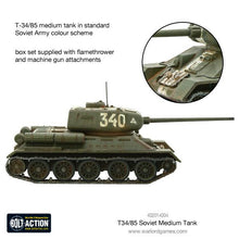 Laden Sie das Bild in den Galerie-Viewer, Bolt Action T-34/85 Medium Tank