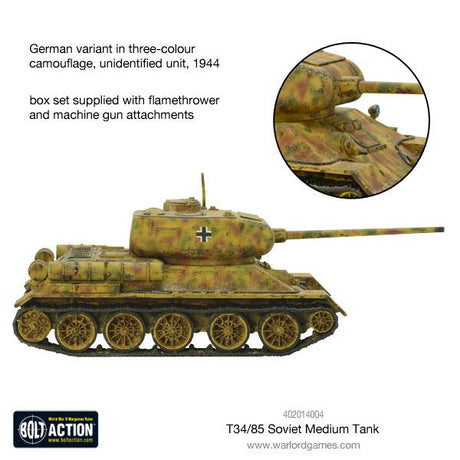Bolt Action T-34/85 Medium Tank