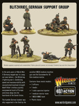 Load image into Gallery viewer, Bolt Action Blitzkreig German Support Group (HQ, Support &amp; MMG)
