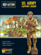 Bolt Action US Army Support Group (HQ,mortar & MMG)