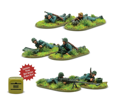 Bolt Action Italian Army Weapons Teams