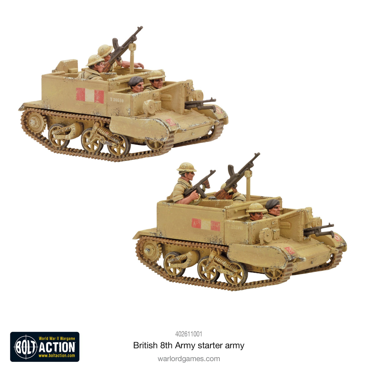 Bolt Action British 8th Army Starter Army