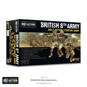 Bolt action britisk 8th army starter army